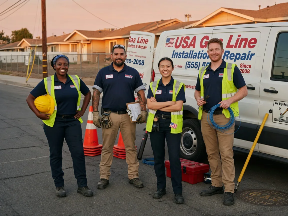 Gas Line Installation company in Sciota, PA